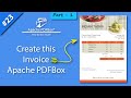Apache PDFBox Invoice Tutorial, Pdfbox Invoice Example, Apache Pdfbox Invoice Example
