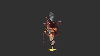 Spine 2d monster animation exercises