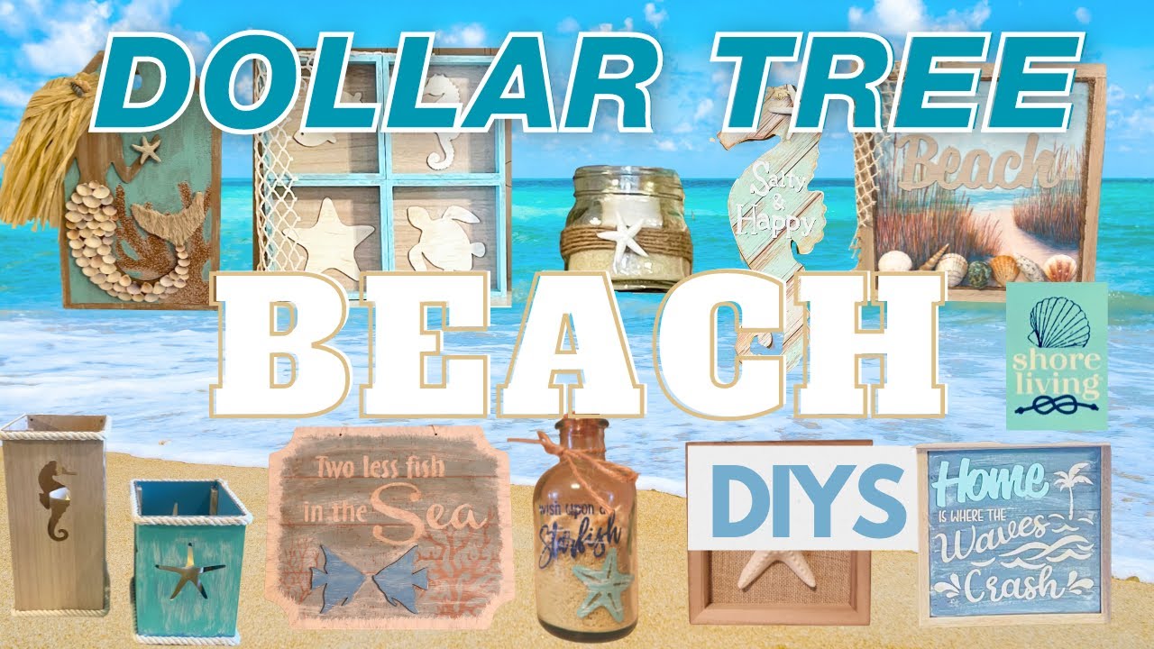 Beachy Dollar Store Cutting Board Craft – Sustain My Craft Habit