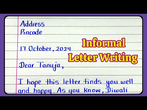 Informal letter writing
