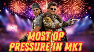 Johnny Cage & Stryker Pressure Should Be Illegal! This Is So OP - MK1