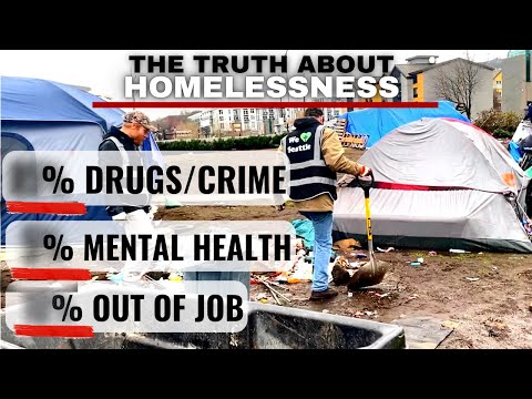 Homelessness in Seattle: What % of Unhoused are on Drugs? Homeless advocate gives number.