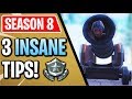 Fortnite: 3 Season 8 Tips You NEED To Know! | Fly Across The Map In A Cannon!