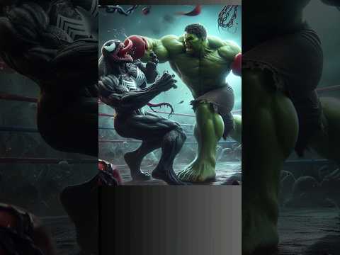 Hulk vs Venom 💥 Boxing Match💥 #avengers #marvel #superhero #hulksmash #venom2
