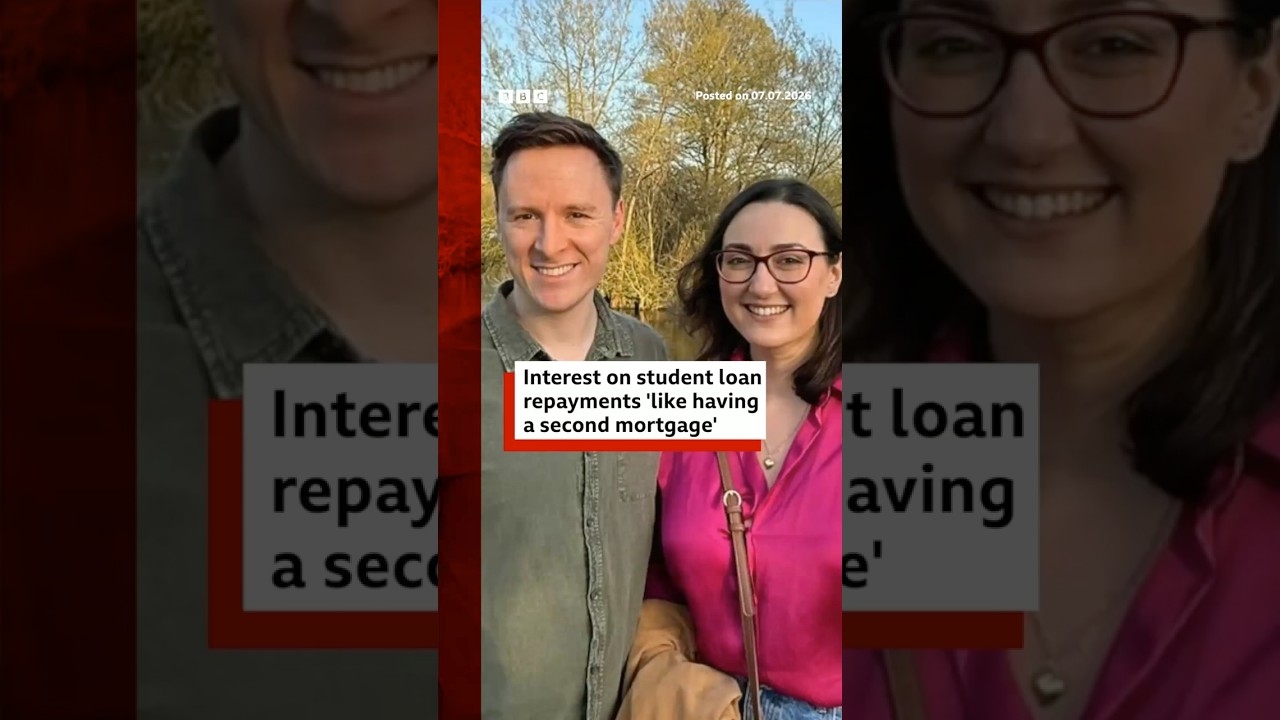 Interest on student loan repayments is 'like having a second mortgage'. #BBCNews