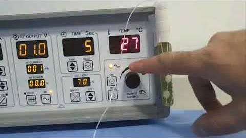 SEEG ablation with Cosman RF in vitro