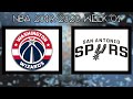 San Antonio Spurs Vs Washington Wizards 2019 2020 Week 01 NBA Highligths