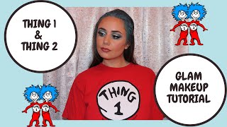 DIY Thing 1 and Thing 2 Dr Seuss  Off the Mat tutorial for the Cricut