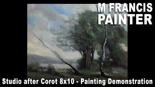 Study after Corot Landscape 8x10 - Painting Demonstration