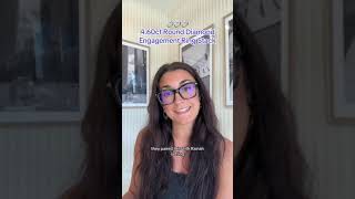 4.60Ct Round Diamond Engagement Ring Stack