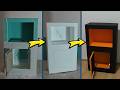 DIY Drywall Night Stand with Hidden Door