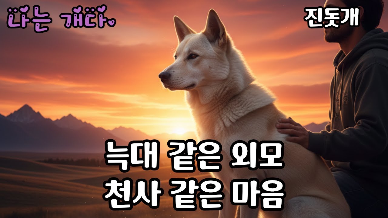 나는 개다.🐕미국인들이 진돗개를 사랑하는 이유