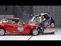 IIHS Crash Test - Mercedes-Benz C-Class vs Smart ForTwo