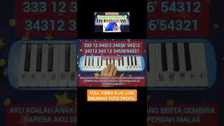 Download Lagu TASYA KAMILA ANAK GEMBALA |NOT PIANIKA | #shorts #pianika #anakgembala #tasyakamila MP3