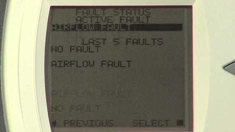 DXM2 Unit Fault Code 10 - Airflow Fault