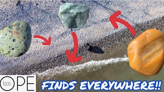RARE Fossils and other Gems Found on Lake Michigan Beach
