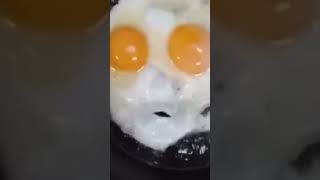 Fried egg singing rap god