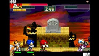 Sonic Battle Lost Ending Neo Knuckles, Sonic, Tails Vs Shadow, Rouge, Omega