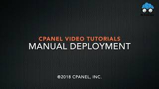 cPanel Tutorials   How to Use Pull Manual Deployment with Git Version Control