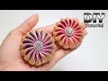 DIY - Tutorial Kanzashi Flower from Satin Ribbon | Cara membuat bros Ubur ubur | Elegant brooch