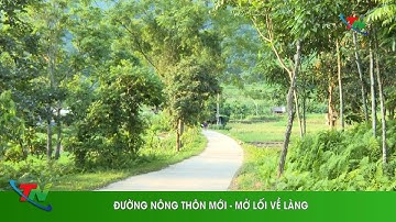 Đường nông thôn mới mở lối về làng