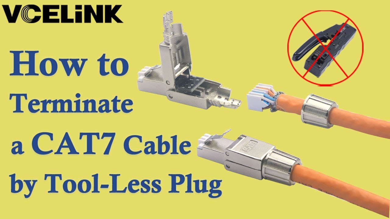 CAT7 Tool Free RJ45 Plug – VCELINK