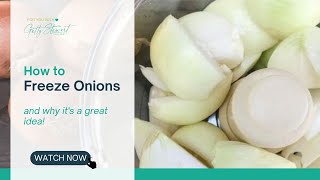 How to Freeze Onions (So They Don't Stick Together!)