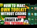 Make Your OWN PRO TOOLKIT in 2025 | No Coding Needed | Create Full HTML Toolkit App in 2 Minutes