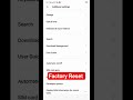 factory reset setting option tricks #mobile #youtubeshorts #yetechbhai