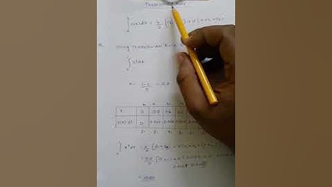 Trapezoidal Rule Ktu S4 Maths Module 6 Part 1