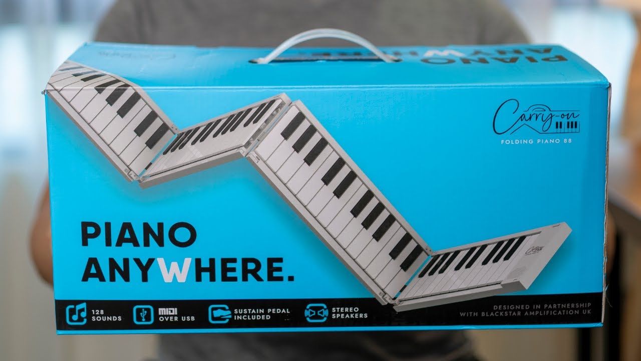 Carry-On 88-Key Folding Piano - Review & Demo - A Foldable MIDI