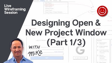 Designing Open & New Project Window (Part 1/3) - Wireframing with Balsamiq