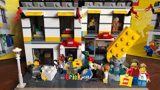 LEGO🌎 Store MOC set 40305. X2 exclusive sets combined Full tour / review! Custom build city update!
