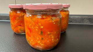 🔥🌶️ OVO JE BOLJE OD AJVARA - LJUTENICA recept morate probati