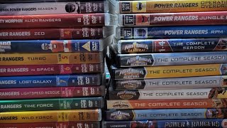 Power Rangers dvds Collection 2024