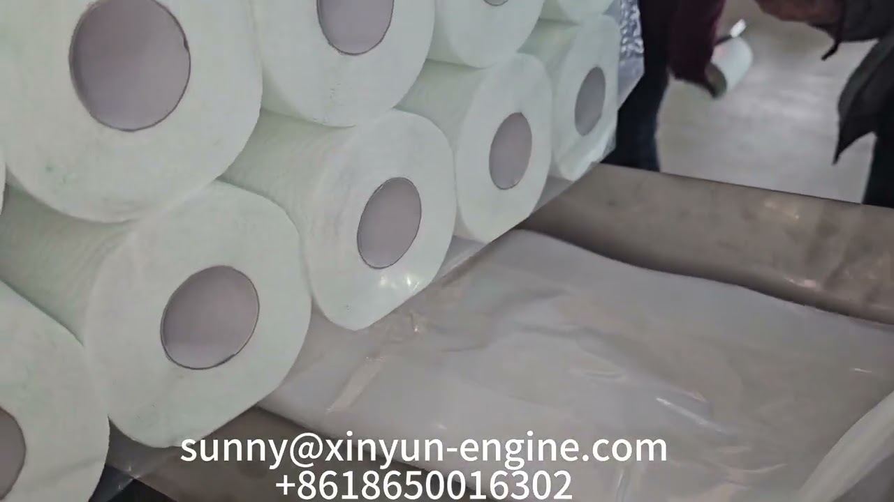 Línea de producción 3 en 1 | Papel higiénico | Toallas de cocina | Máquina para fabricar rollos Maxi