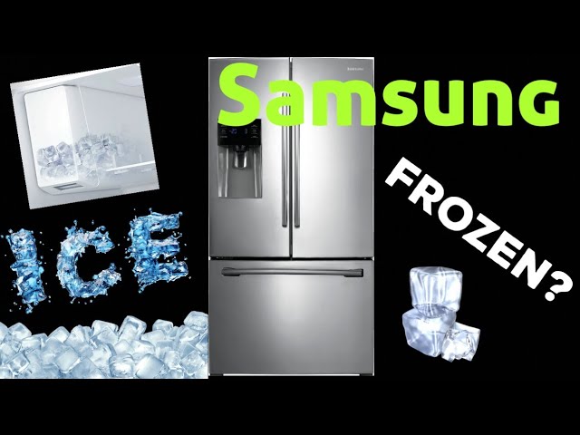 Samsung fridge icemaker keeps precipitating inside and forms a