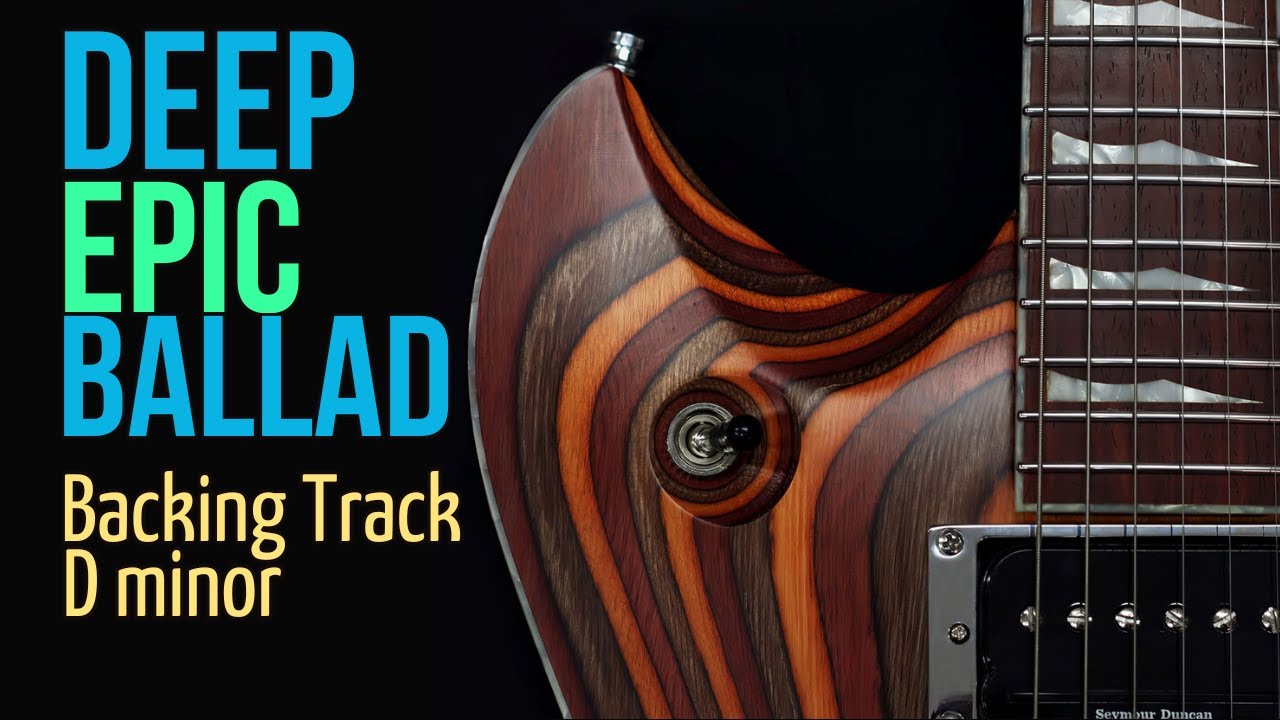 Deep Ballad in D Minor - BACKING TRACK JAM - 57 bpm - YouTube