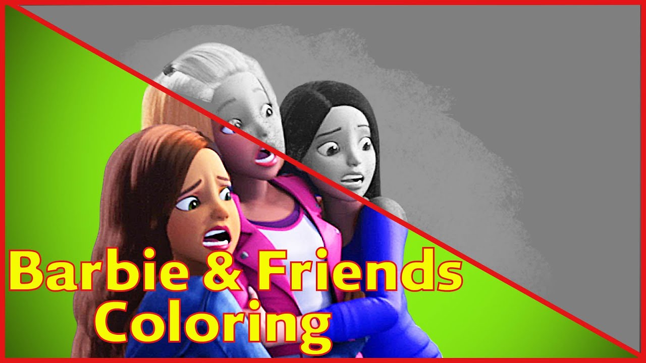 Barbie Coloring Pages | Spy Squad Part 4 | Barbie Coloring Pages Fun ...