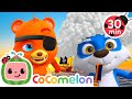 Animal Pirate Ship Adventure 🦜CoComelon Animal Time Nursery Rhymes &amp; Kids Songs | After School Club
