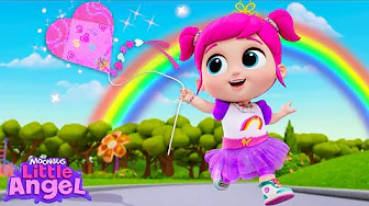 What Kind of Girlie Am I? 💖 Jill's Day Of The Girl Song | Little Angel Kids Songs & Nursery Rhymes