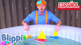 Aprendamos los Colores con Barcos | Blippi Español | Videos Para Niños | Moonbug Kids