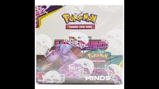 Pokémon Unified Minds Booster Box opening!!!!