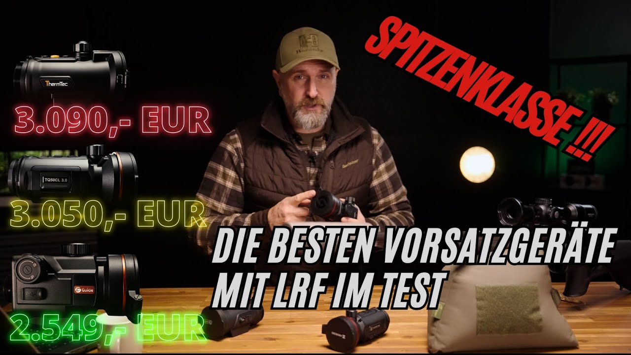 GUIDE vs HIK vs Thermtec die neuesten Wärmebildvorsatzgeräte mit Laserentfernungsmesser im TEST!