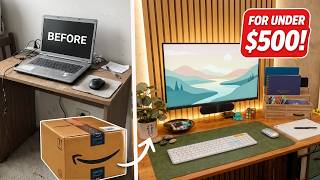 Creating a Budget Home Office Setup from Amazon Finds