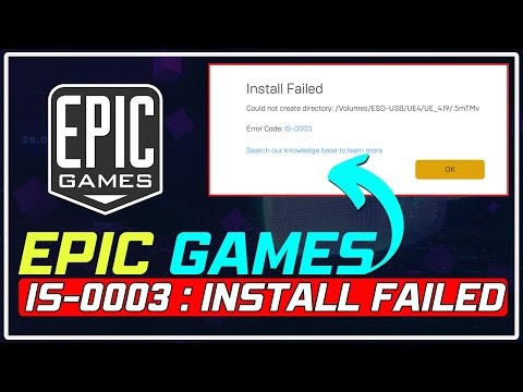 How to fix Epic Games error LS-0003.