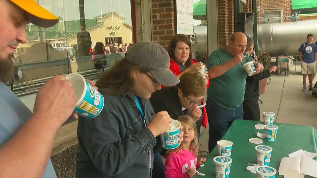 Fair Hold Cottage Cheese Eating Contest YouTube
