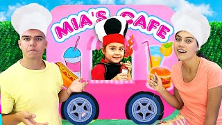 Nastya and Artem Visiting Mia&#39;s Cafe and Other New Videos