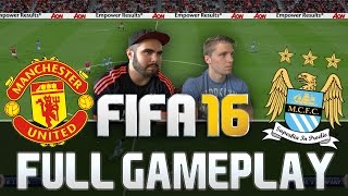 Fifa 16 Manchester United Vs Manchester City Full Gameplay Hd 60fps Ps4 Xbox One Youtube