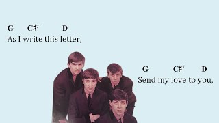 Chords For P S  I Love You the  Beatles